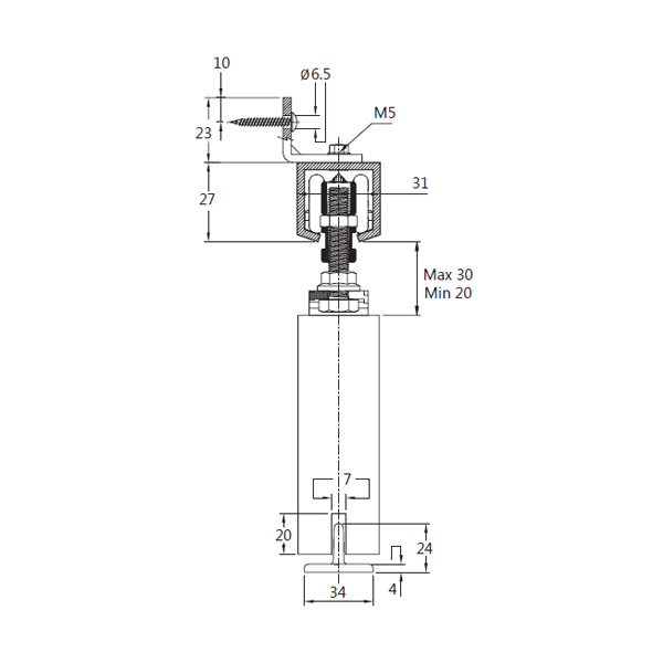 Dormakaba SL100 Sliding Door Gear for Timber Door - Image 2