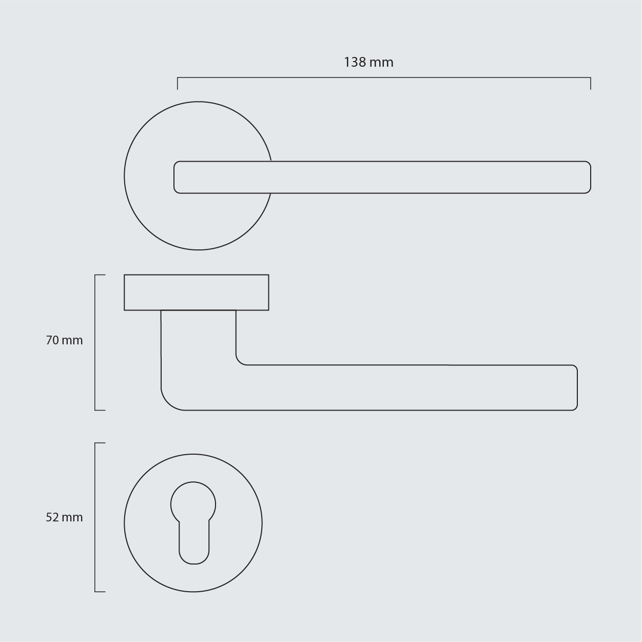 Resilient LCZ 226 Premium Lever Handle - Image 3
