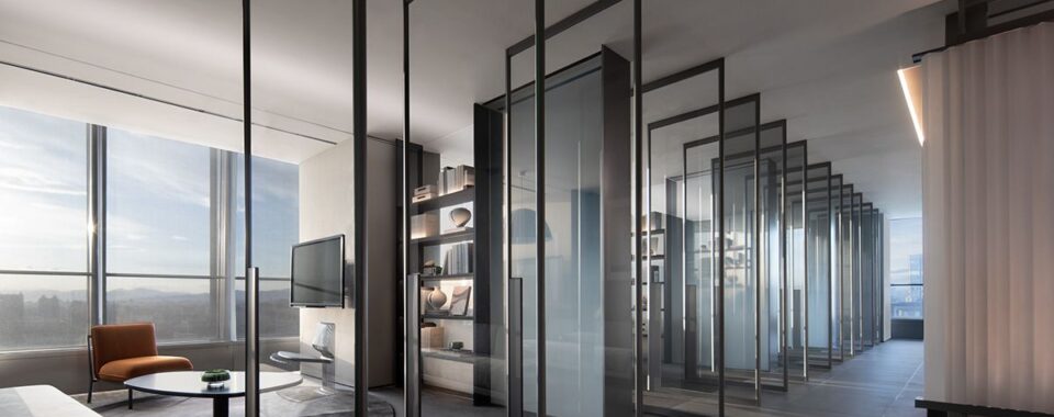 TENAX pivot for heavy and big glass door